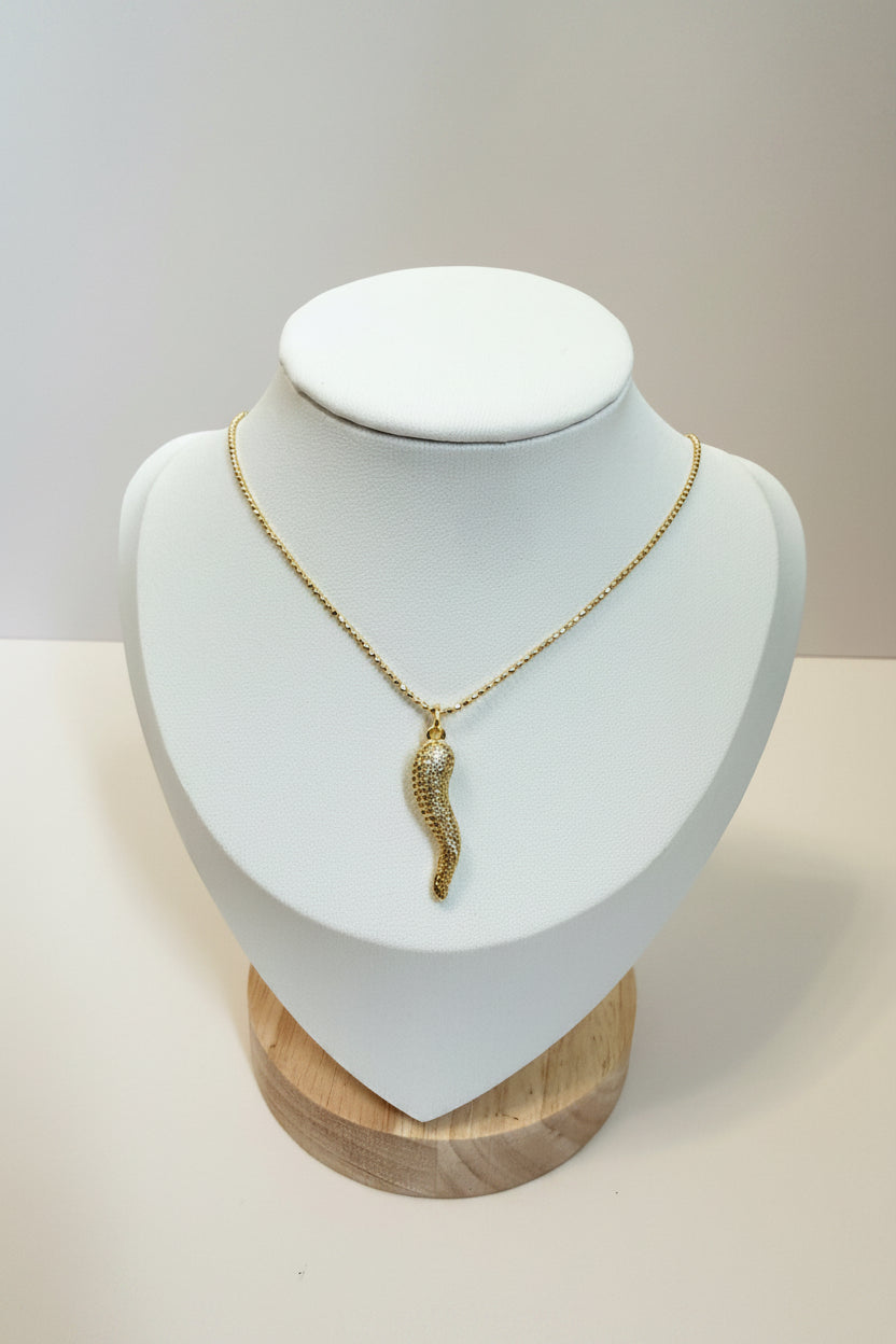 Gold cornicello