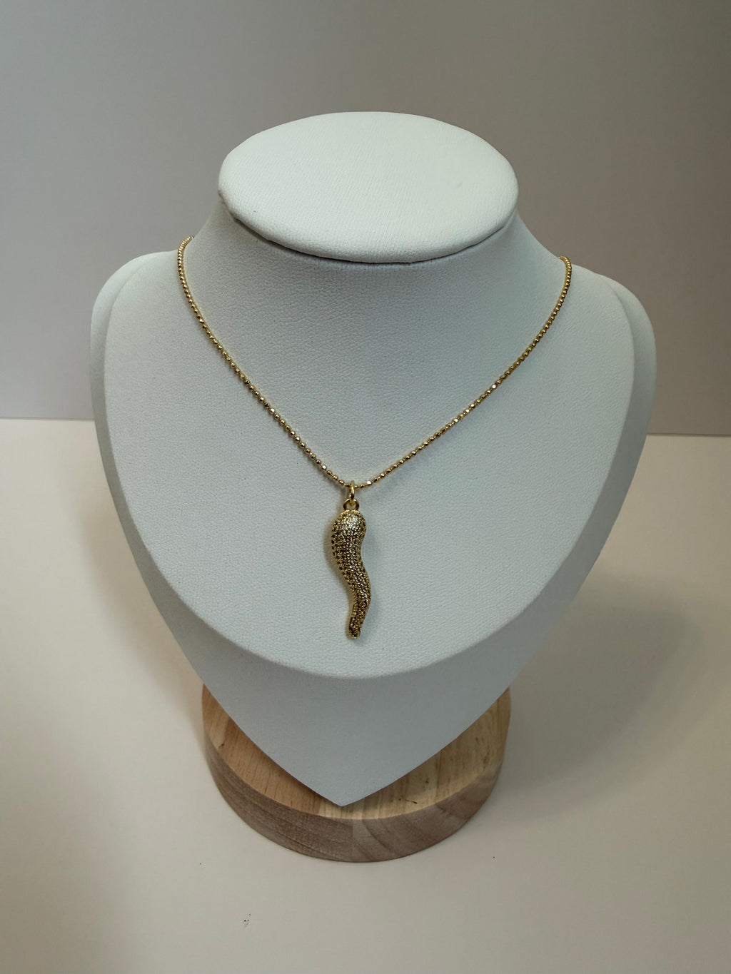 Gold cornicello